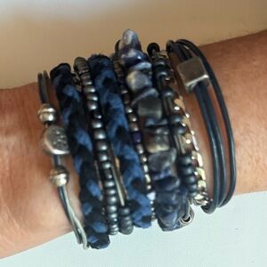 Leather Multi-Strand Cuff